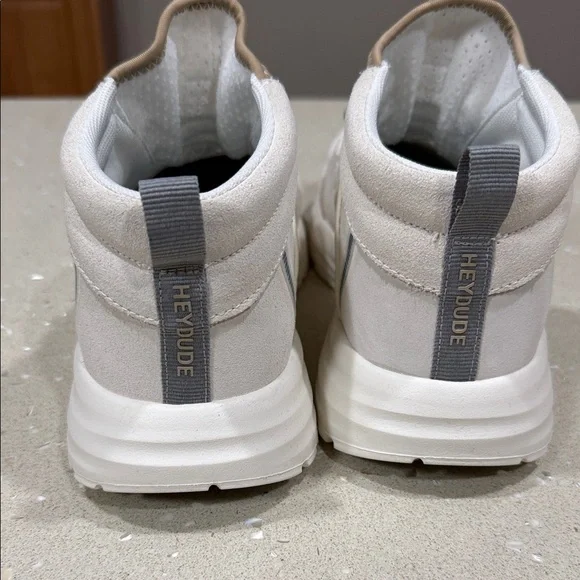 Hey Dude Cream and White Women's Sneakers - Picture 2 of 14